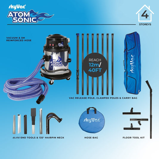 SkyVac Sonic Atom: The Compact Solution for Gutter Cleaning