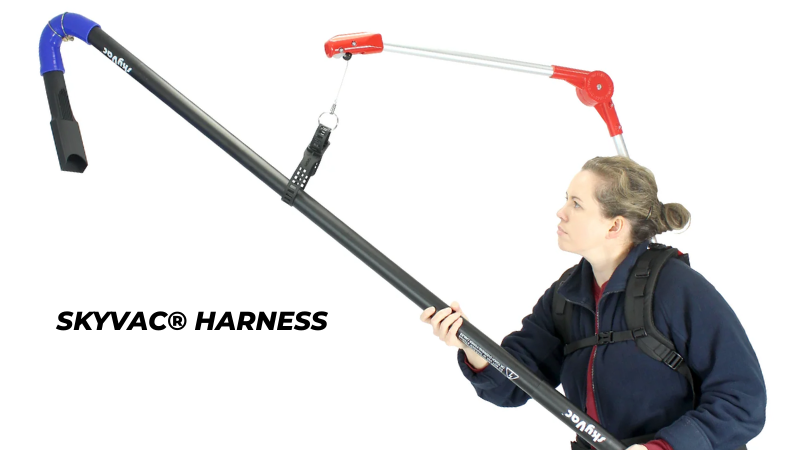 SkyVac Harness: Comfort, Safety, and Control for High-Reach Cleaning
