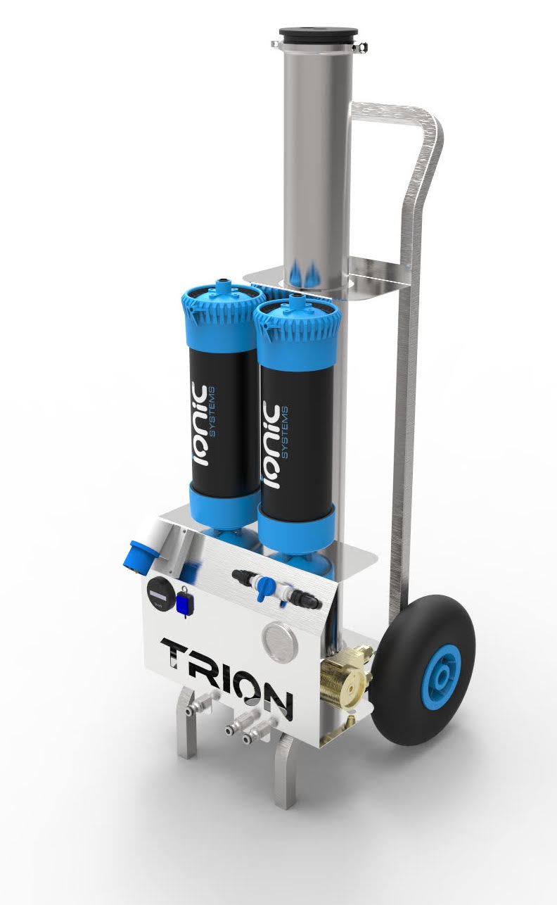 Ionic Systems Trion 3 Stage Pure Water Window Cleaning Trolley