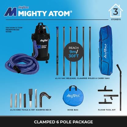 SkyVac®️ Mighty Atom Clamped 6 Pole Set