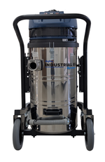 SkyVac 85 Elite Industrial Gutter Cleaning Vacuum System with Drain Hose and Sieve Basket Front