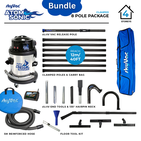 SkyVac Sonic 8 Pole Most Popular Bundle