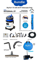 SkyVaC 27 with 20ft Telescopic Pole And Real Time Camera