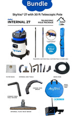 SkyVaC 27 with 30ft Telescopic Pole And Real Time Camera