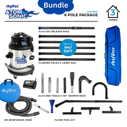 SkyVac Sonic 6 Pole Most Popular Bundle