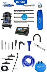 SkyVac Sonic 4 Pole Most Popular Bundle with SurveyCam