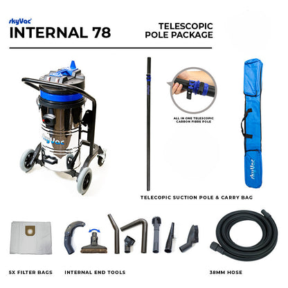 SkyVac®️ 78 Internal High Dusting Vacuum System (You Choose)