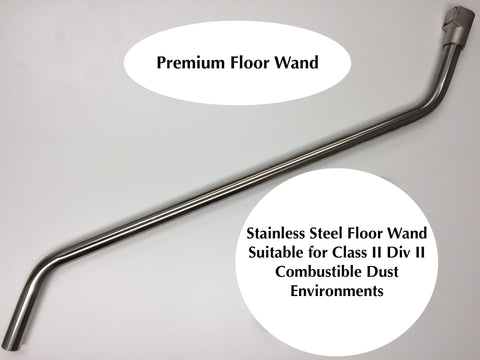 Stainless Steel Premium Floor Wand Double Curved Suitable for Explosive Environments
