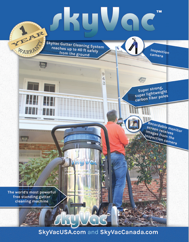 SkyVac®️ Gutter Cleaning Flyer