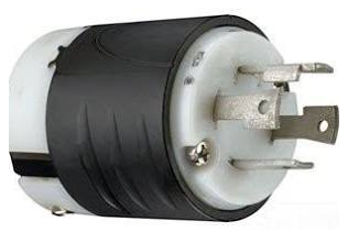 Pass & Seymour L1430-P Turnlok Locking Plug 4 Wire, 30 Amp, 125/250 Volt, Nema L14-30P