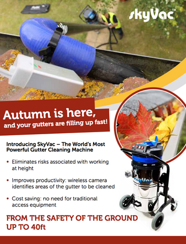 SkyVac®️ Fall Flyer Gutter Cleaning