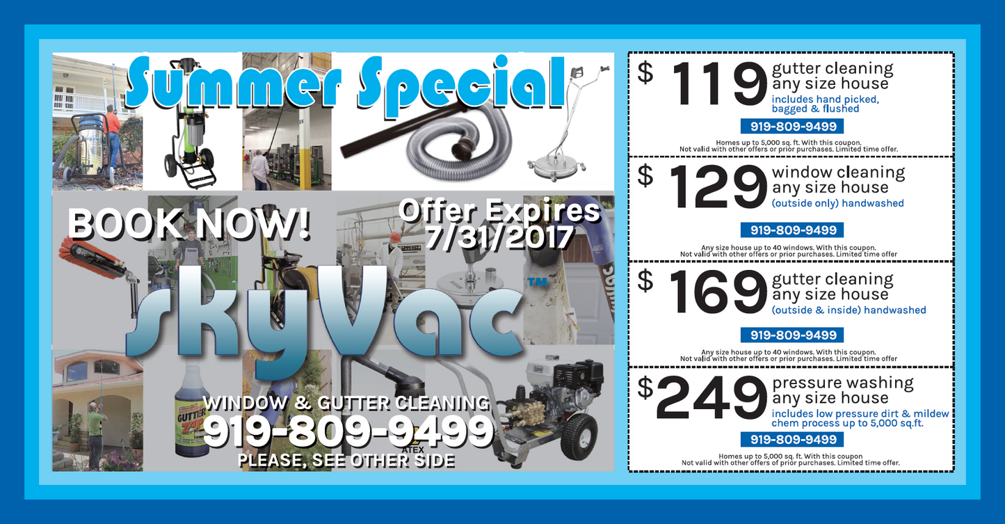 Oferta de verano con SkyVac®️ Mailer
