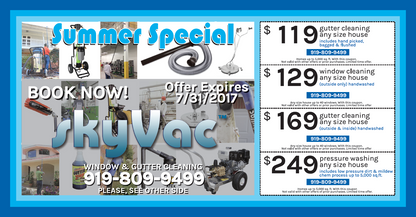 Oferta de verano con SkyVac®️ Mailer